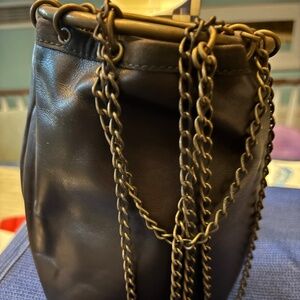 Rare Dries van Noten vintage never used brown leather purse